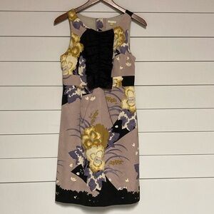 Anthropologie Leifsdottir Silk Floral Dress